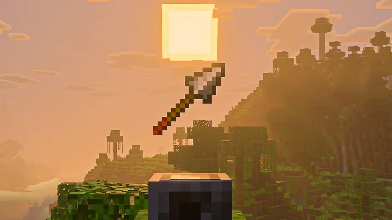 Minecraft Spear Weapon